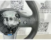 Джойстик управления (на руле) прав Tesla Model 3 21- черный мат, кнопка алюминь 1583976-00-A