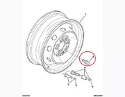 Б/У Болты колесные Citroen Jumper II (2002-2006) R15, 540575